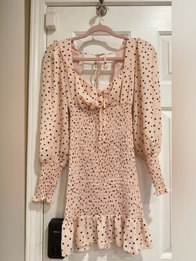forever 21 pink polka dot dress Forever 21 + Floral Polka Dot Maxi Dress